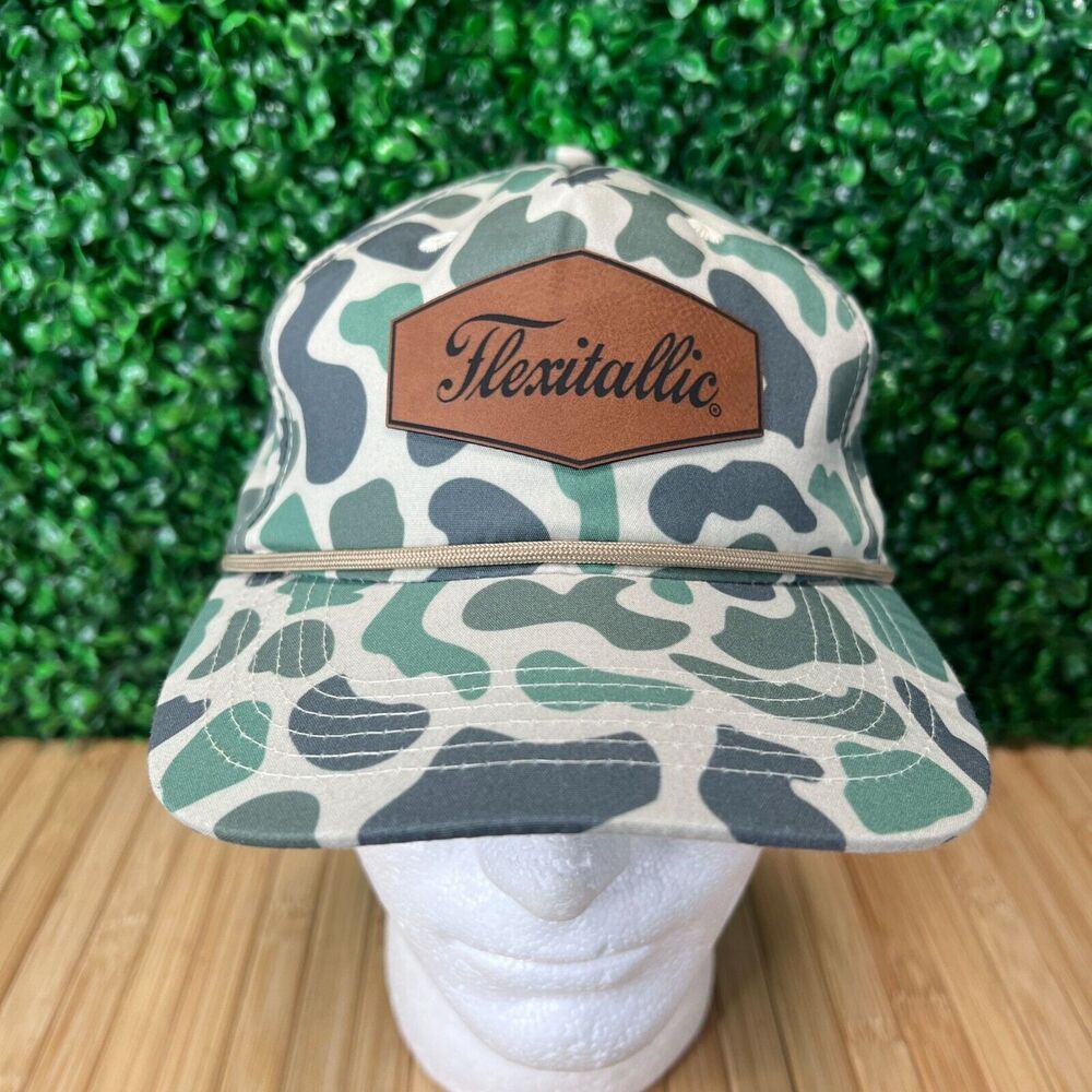 Flexitallic Rope Goat Lost Hat Co. Camo Patch Snapback Unisex Dad Hat Cap